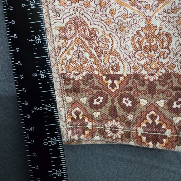 Lucky Brand Charlie Skinny Women 6/28 Harvest Patchwork Stretch Denim Jeans - Picture 12 of 16